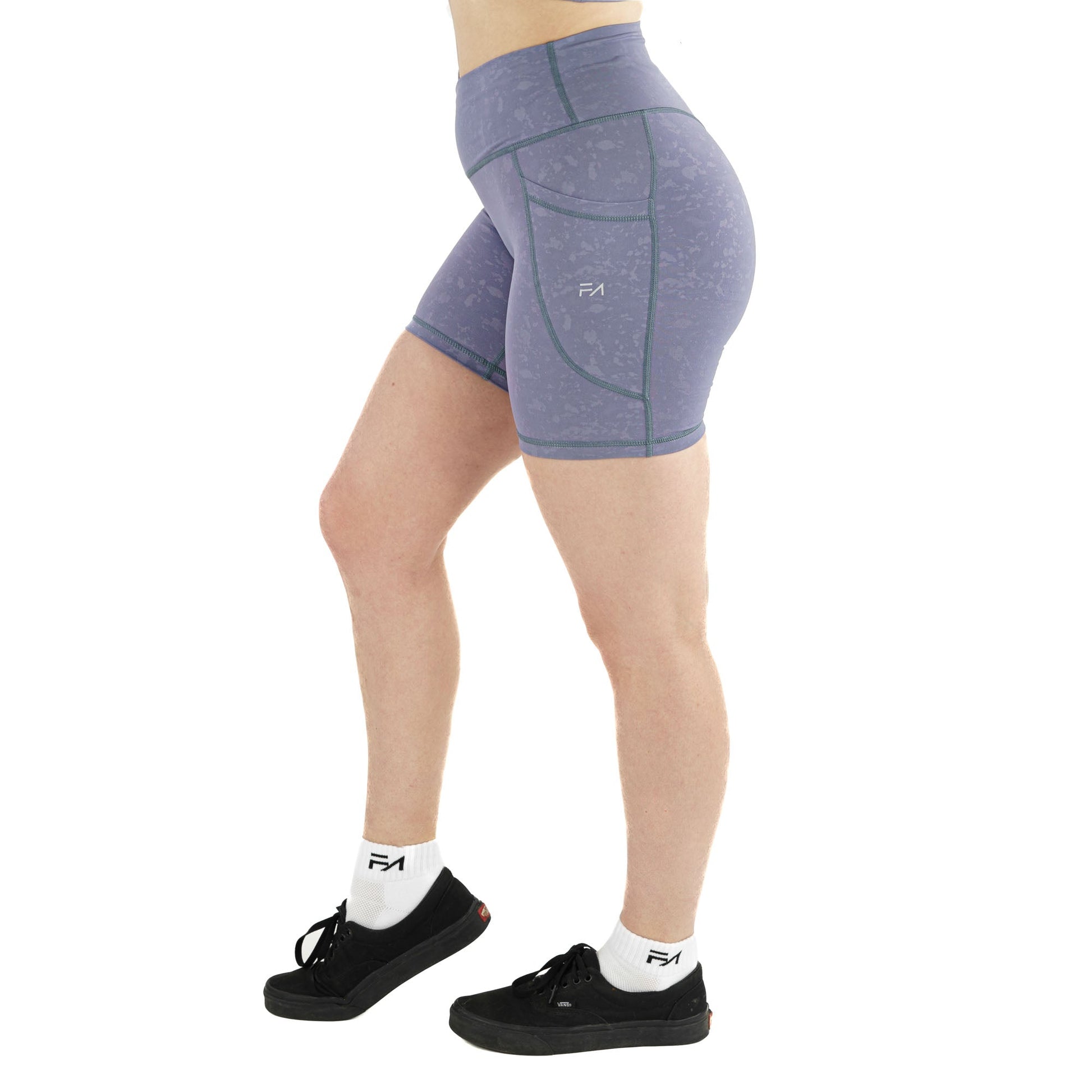 Carbon Shorts Lilac (5") - Velora