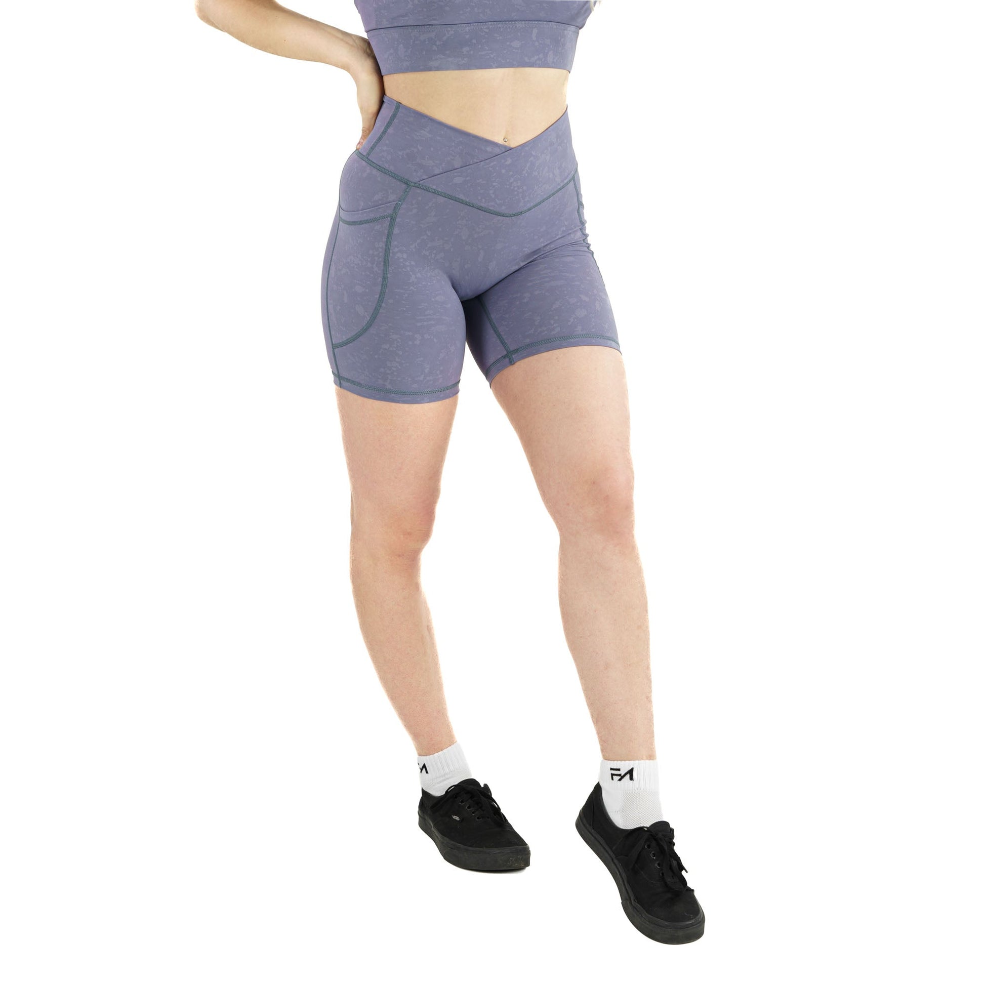 Carbon Shorts Lilac (5") - Velora