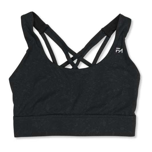 Carbon Sports Bra Onyx (V2) - Velora