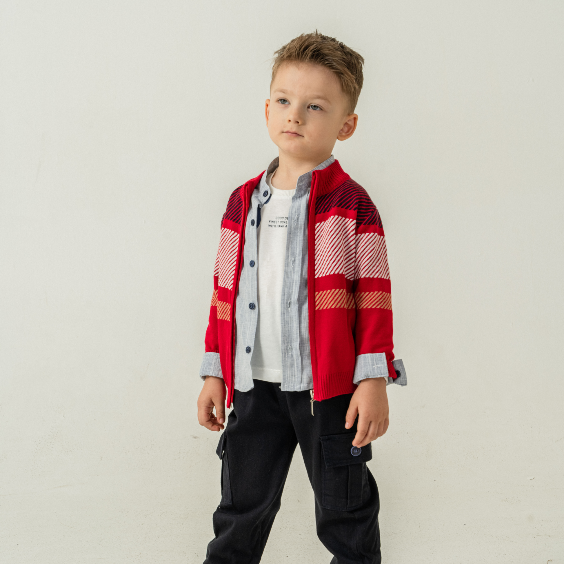 Cargo Style 4PC Sweater Set - Velora Luxury Fashion