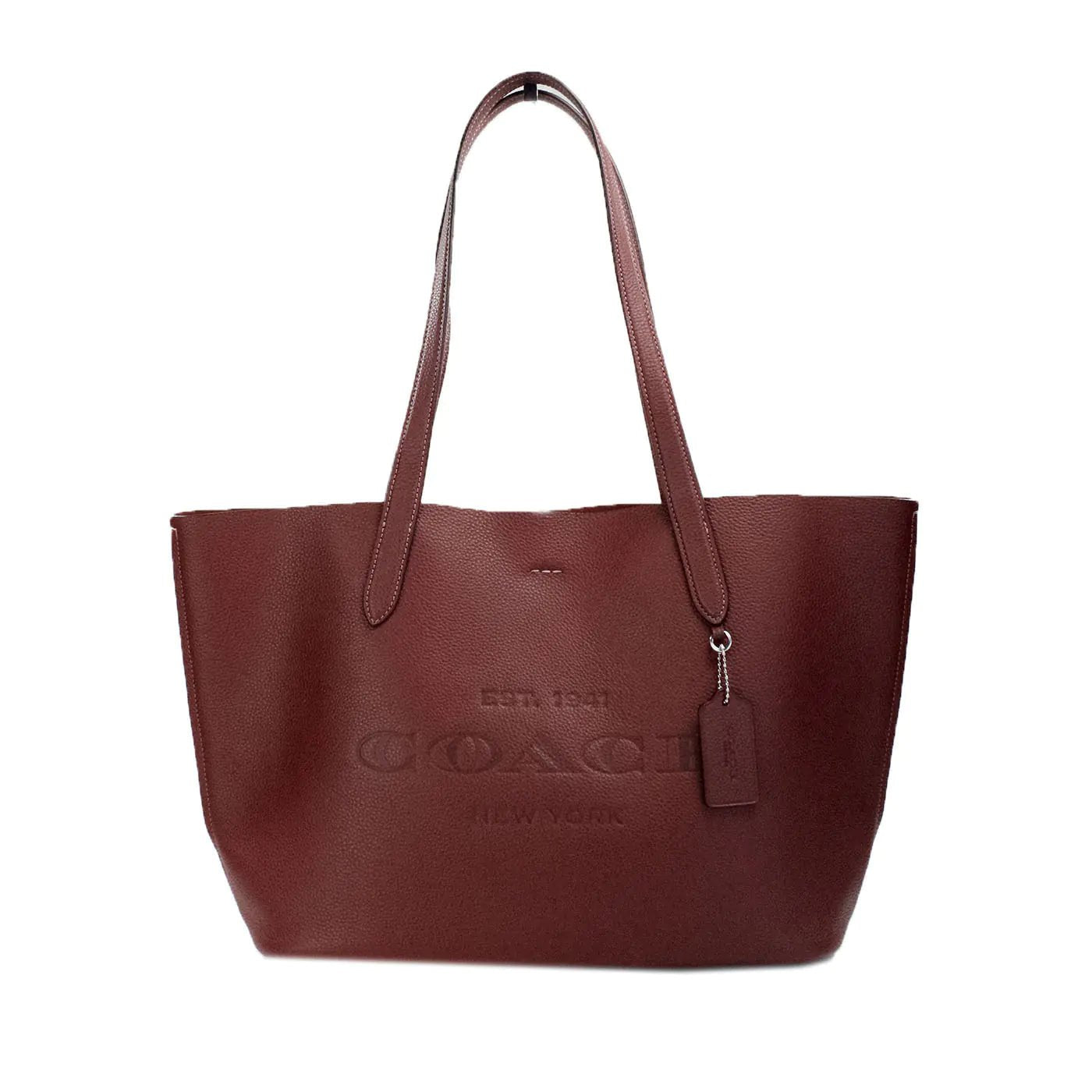Carmen Wine Leather Shoulder Tote - Velora Luxury Fashion