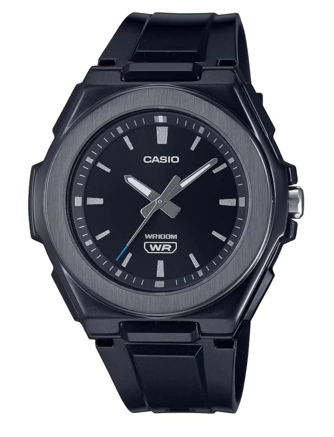 Casio Classic Analog Stainless Steel Bezel Black Resin Band Mens Watch LWA300HB-1EV - Velora Luxury Fashion