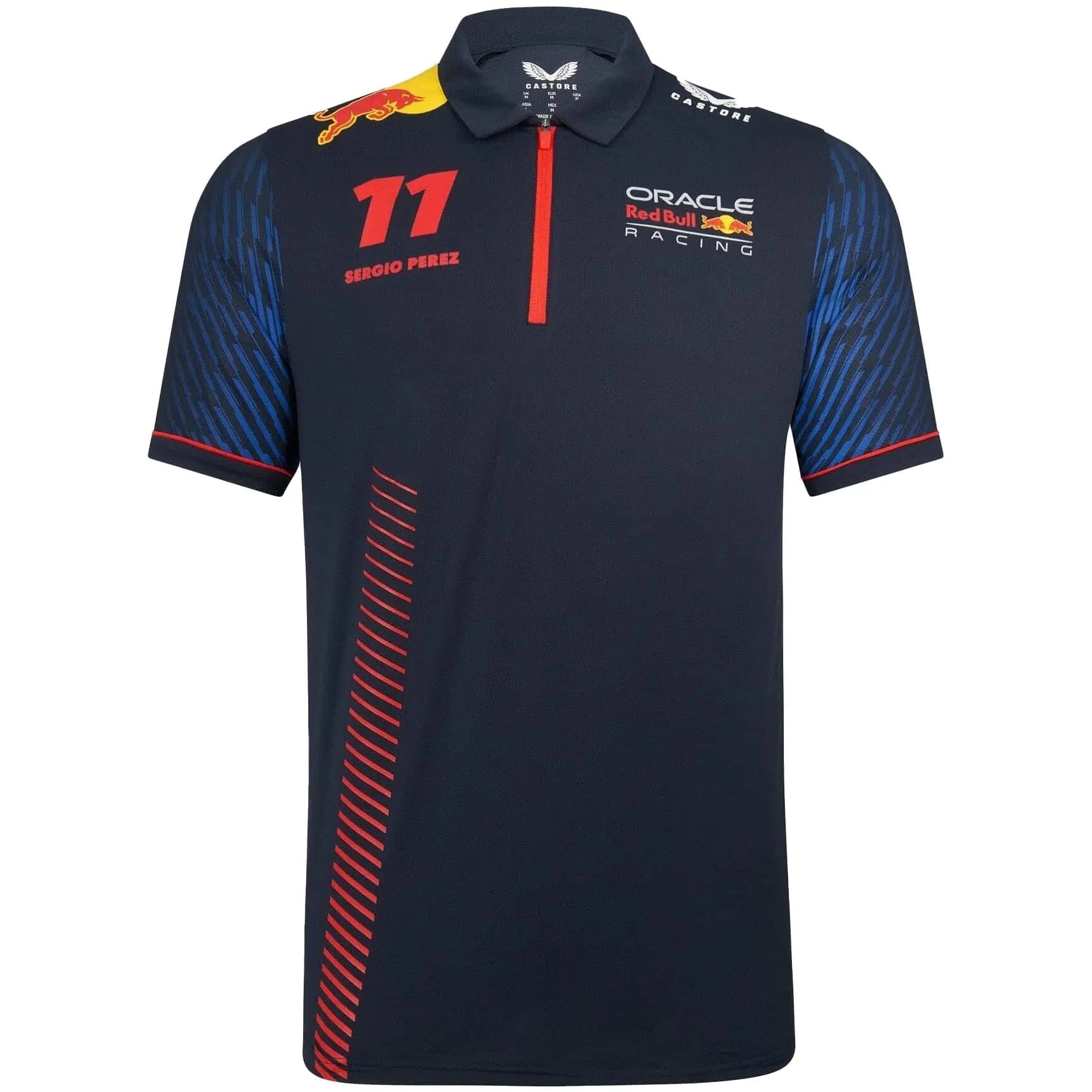 Castore Red Bull Racing F1 Mens 2023 Sergio Checo Perez Team Polo Shirt - L - Velora Luxury Fashion
