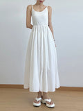 Casual Scoop Neck Cami Dress - Velora Luxury Fashion