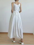 Casual Scoop Neck Cami Dress - Velora Luxury Fashion