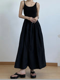 Casual Scoop Neck Cami Dress - Velora Luxury Fashion