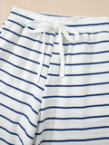 Casual Striped Tank and Wide Leg Pants 2pcs Set - Velora Luxury Fashion