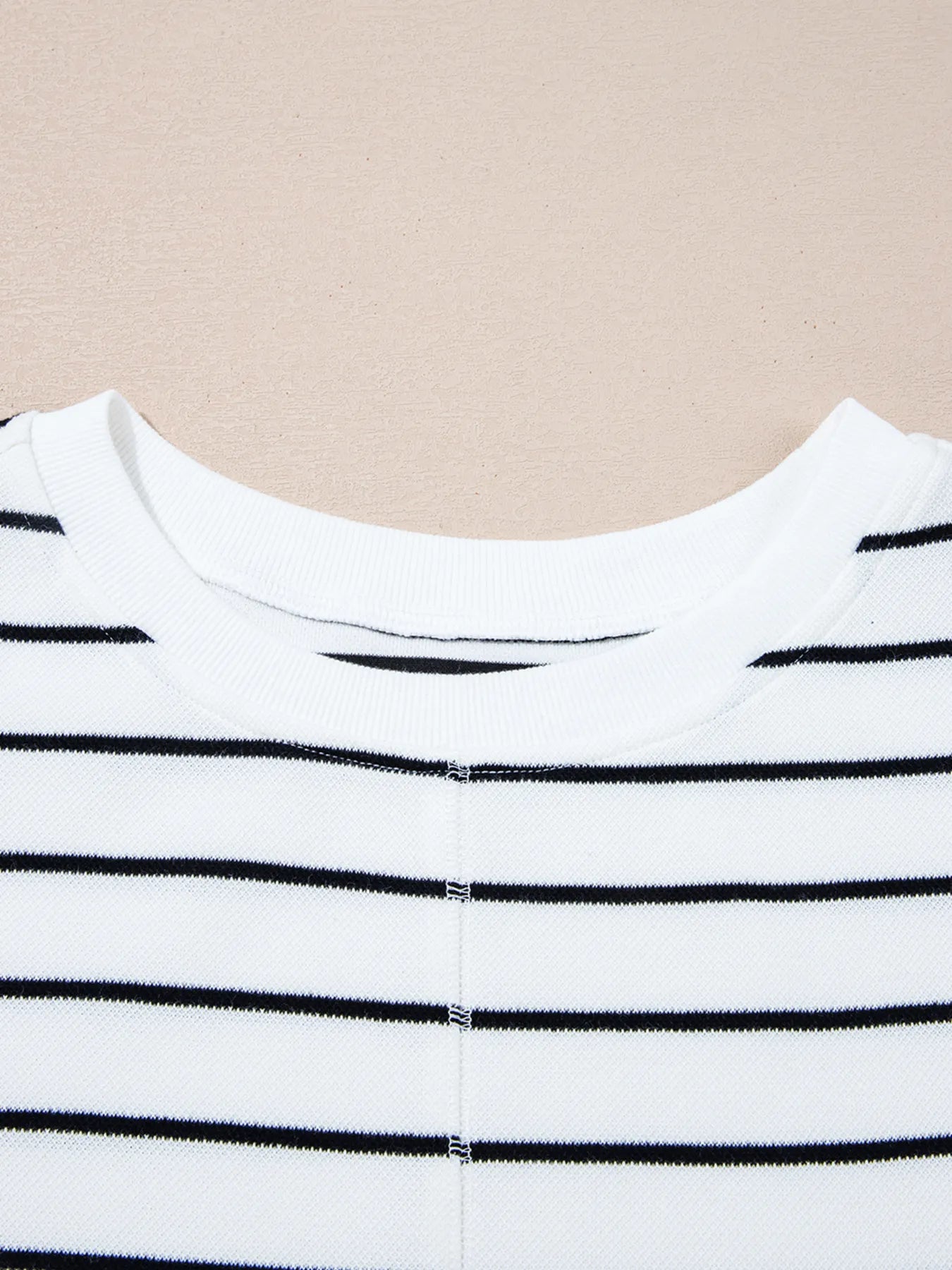 Casual Striped Tank and Wide Leg Pants 2pcs Set - Velora Luxury Fashion