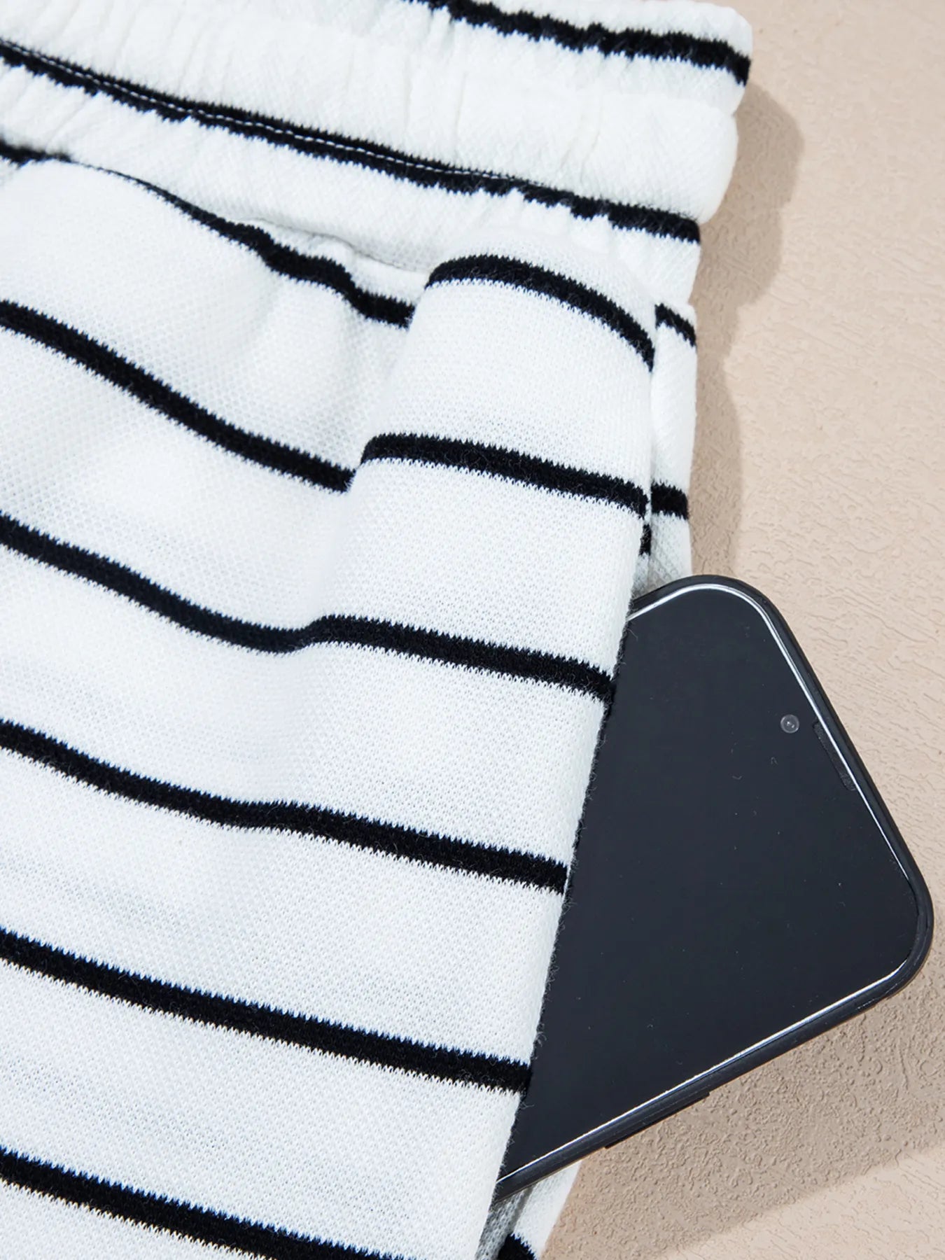 Casual Striped Tank and Wide Leg Pants 2pcs Set - Velora Luxury Fashion