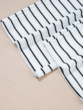 Casual Striped Tank and Wide Leg Pants 2pcs Set - Velora Luxury Fashion