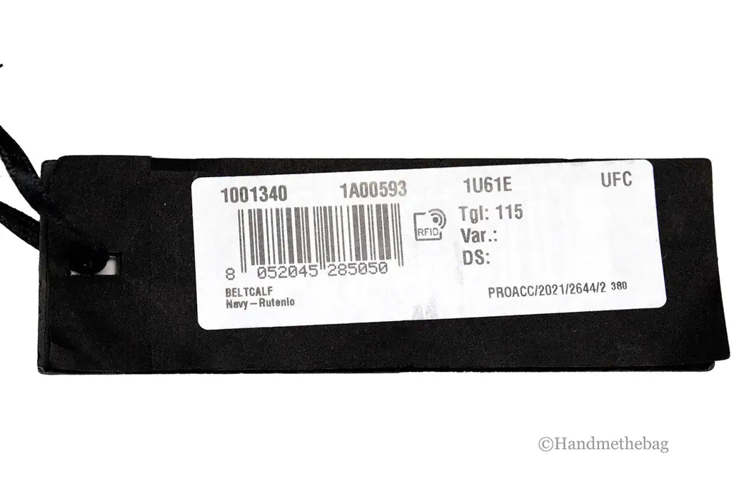 Versace Lapis & Scarlet Greek Key Belt