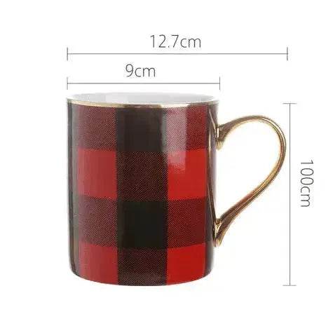 Ceramic Simple Pastoral Mug Coffee Cup - Velora