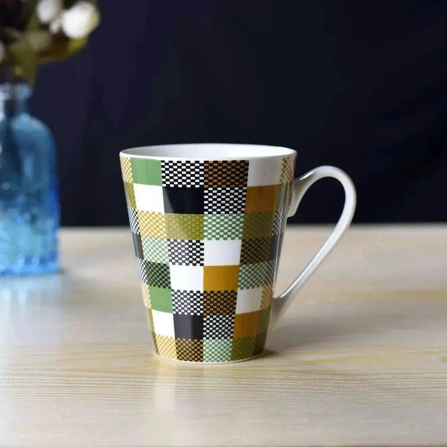 Ceramic Simple Pastoral Mug Coffee Cup - Velora
