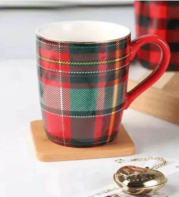 Ceramic Simple Pastoral Mug Coffee Cup - Velora