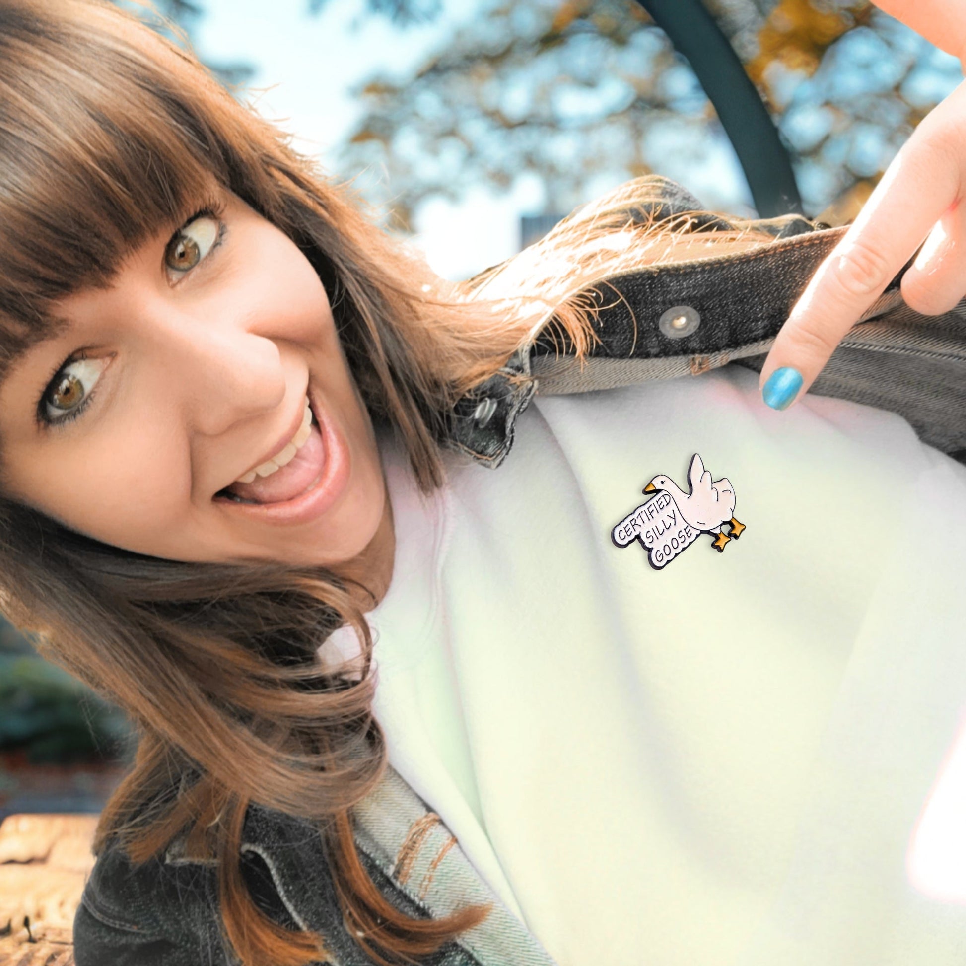 Certified Silly Goose | Collectible Pin - Velora Luxury Fashion