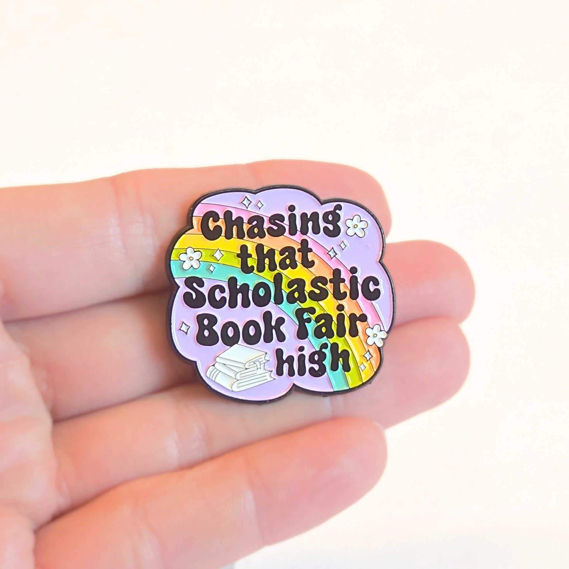 Chasing That Scholastic Book Fair High | Collectible Pin - Velora