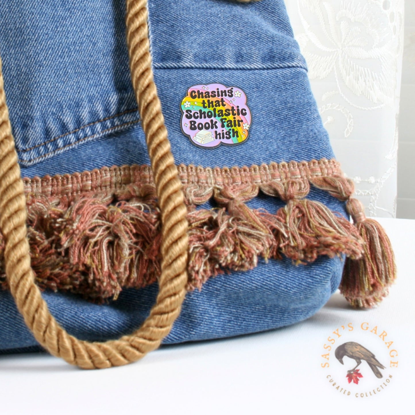 Chasing That Scholastic Book Fair High | Collectible Pin - Velora