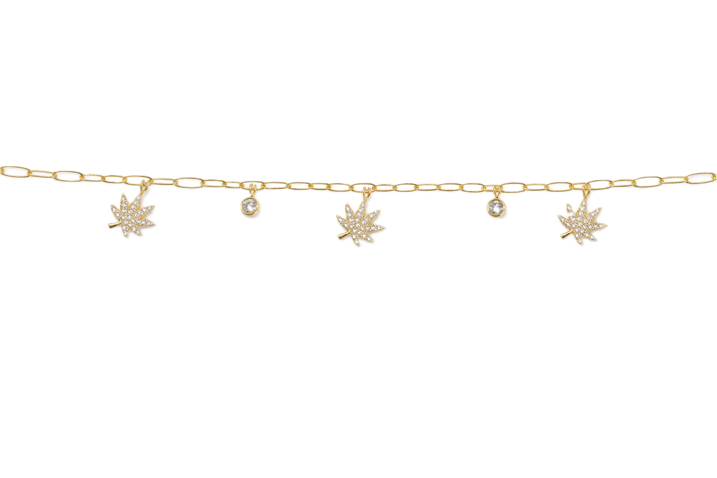 18K GOLD CHARMED BRACELET