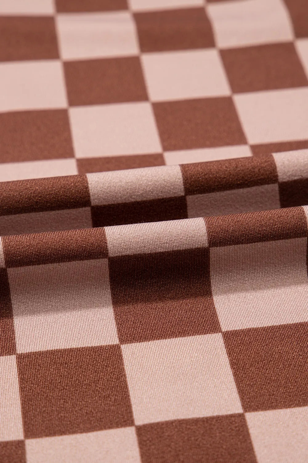 Checkered Elastic High Waist Loose Casual Pants - Velora Luxury Fashion