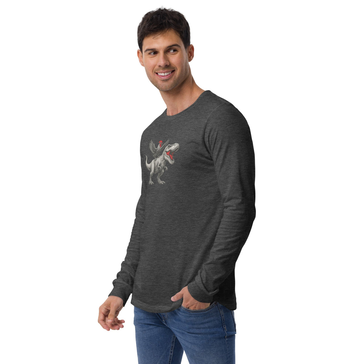 Chickasaurours Unisex Long Sleeve Tee - Velora Luxury Fashion