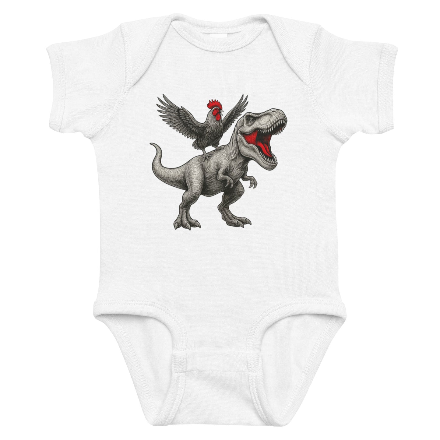Chickasaurous Baby One-piece - Velora Luxury Fashion