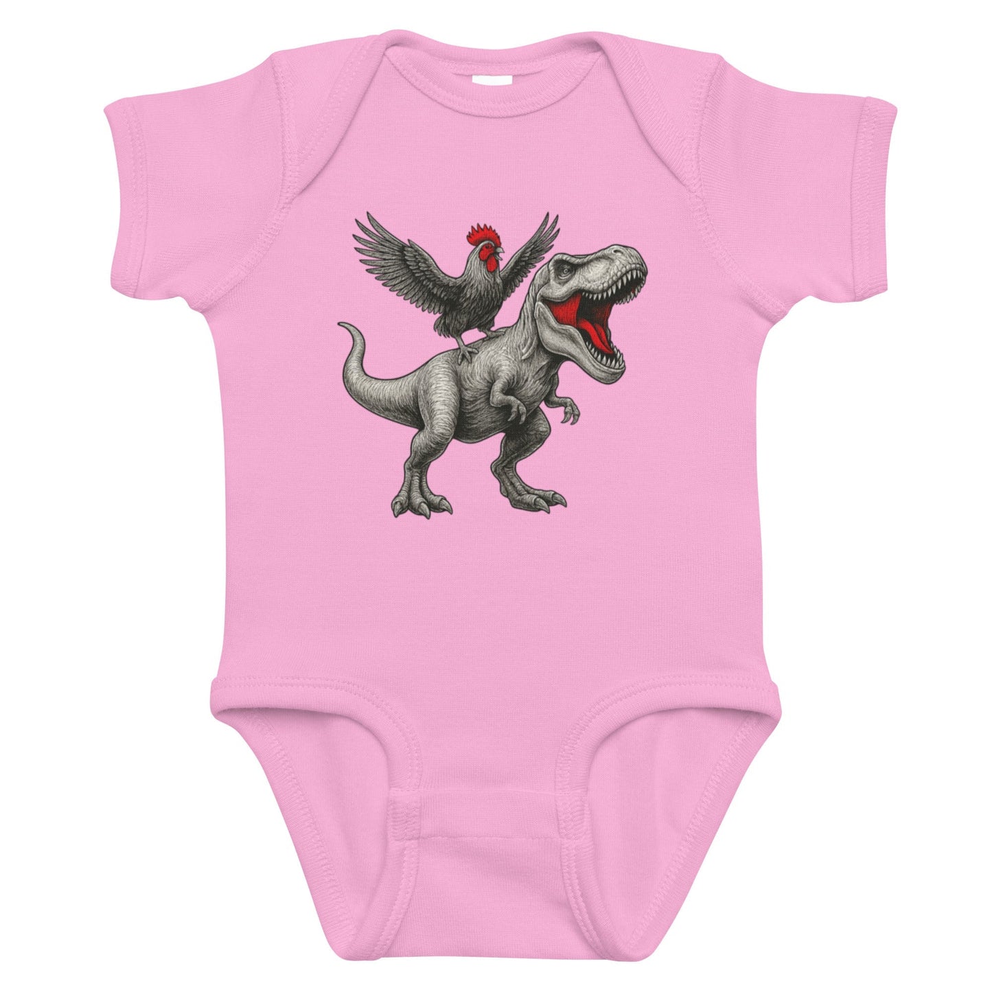 Chickasaurous Baby One-piece - Velora Luxury Fashion