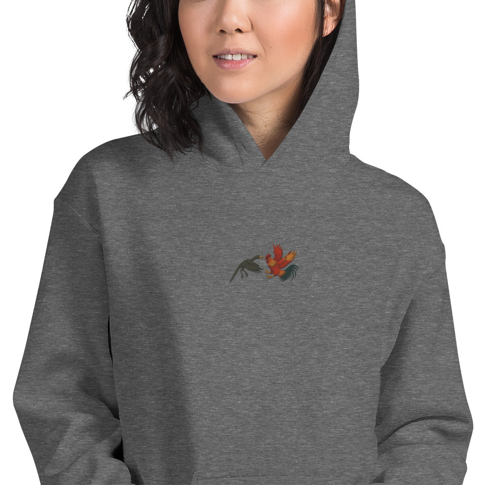 Chickasaurous Battle Bunny Hug (hoodie) - Velora Luxury Fashion