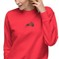 Chickasaurous Battle Unisex Premium Sweatshirt - Velora Luxury Fashion