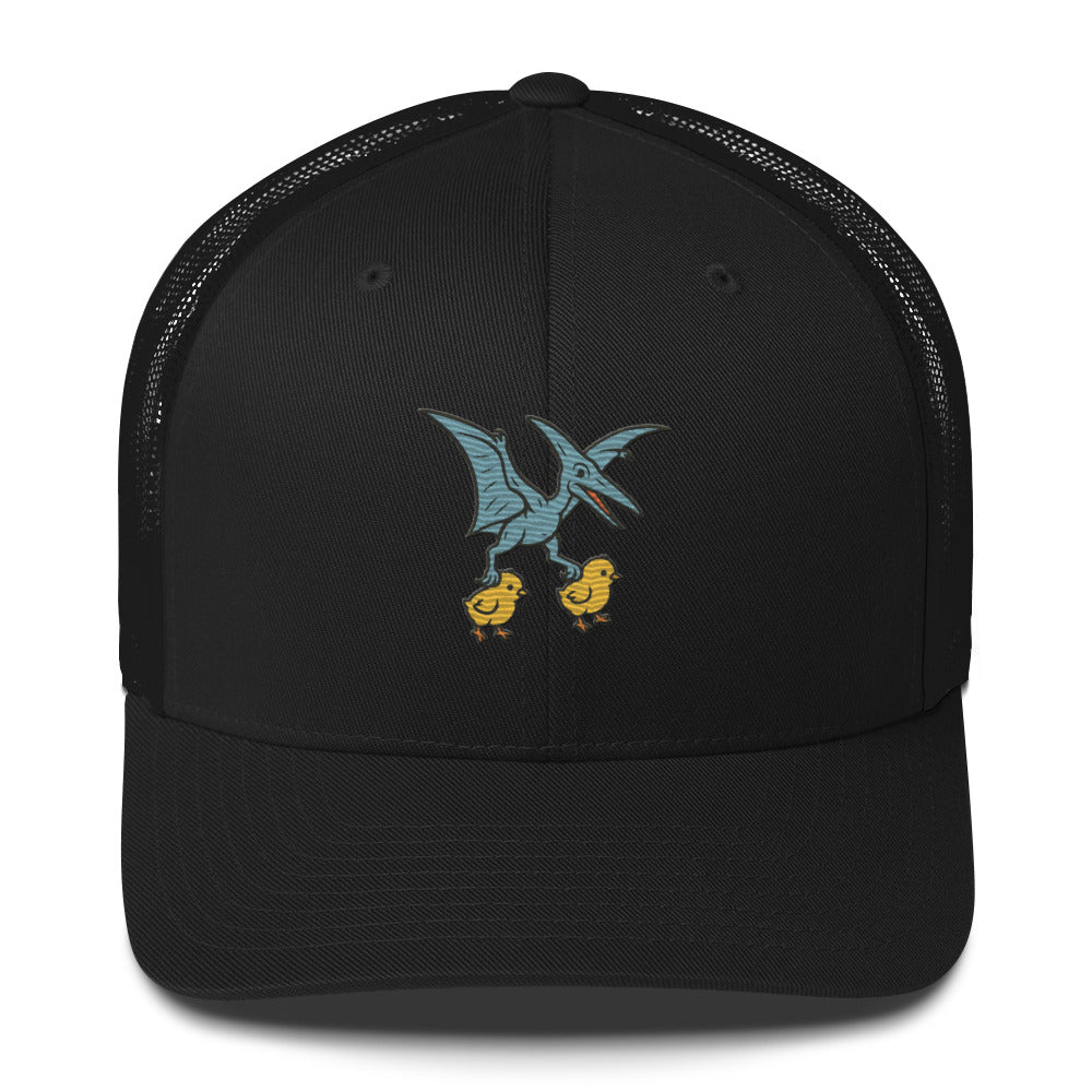 Chickasaurous Pteropoultry Trucker Cap - Velora Luxury Fashion