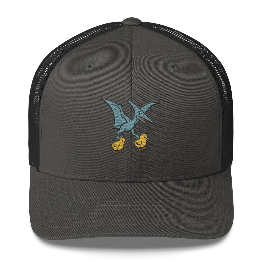 Chickasaurous Pteropoultry Trucker Cap - Velora Luxury Fashion