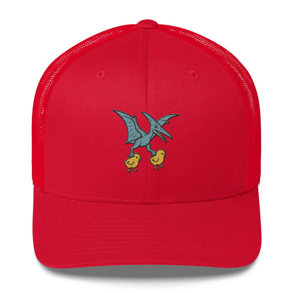 Chickasaurous Pteropoultry Trucker Cap - Velora Luxury Fashion