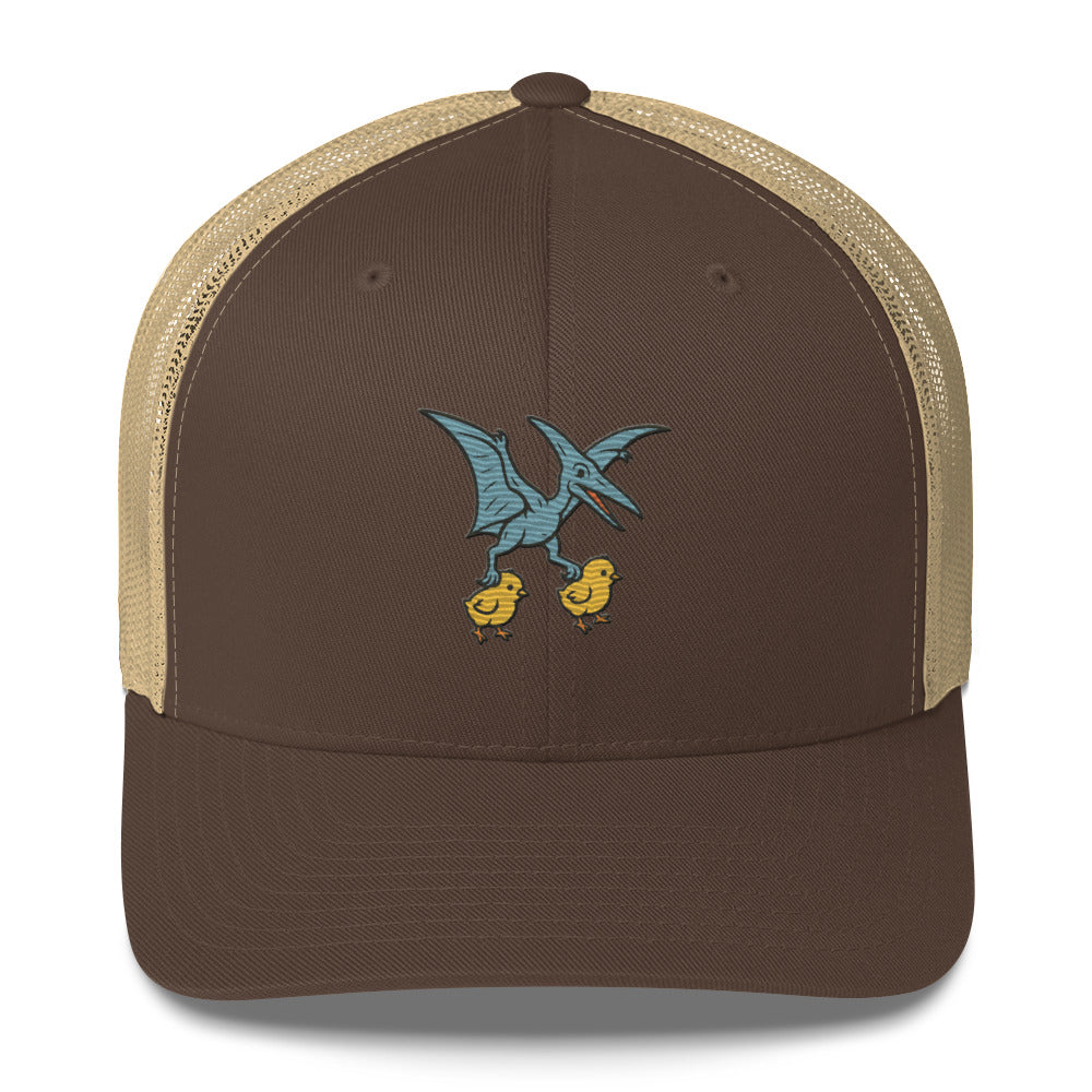 Chickasaurous Pteropoultry Trucker Cap - Velora Luxury Fashion