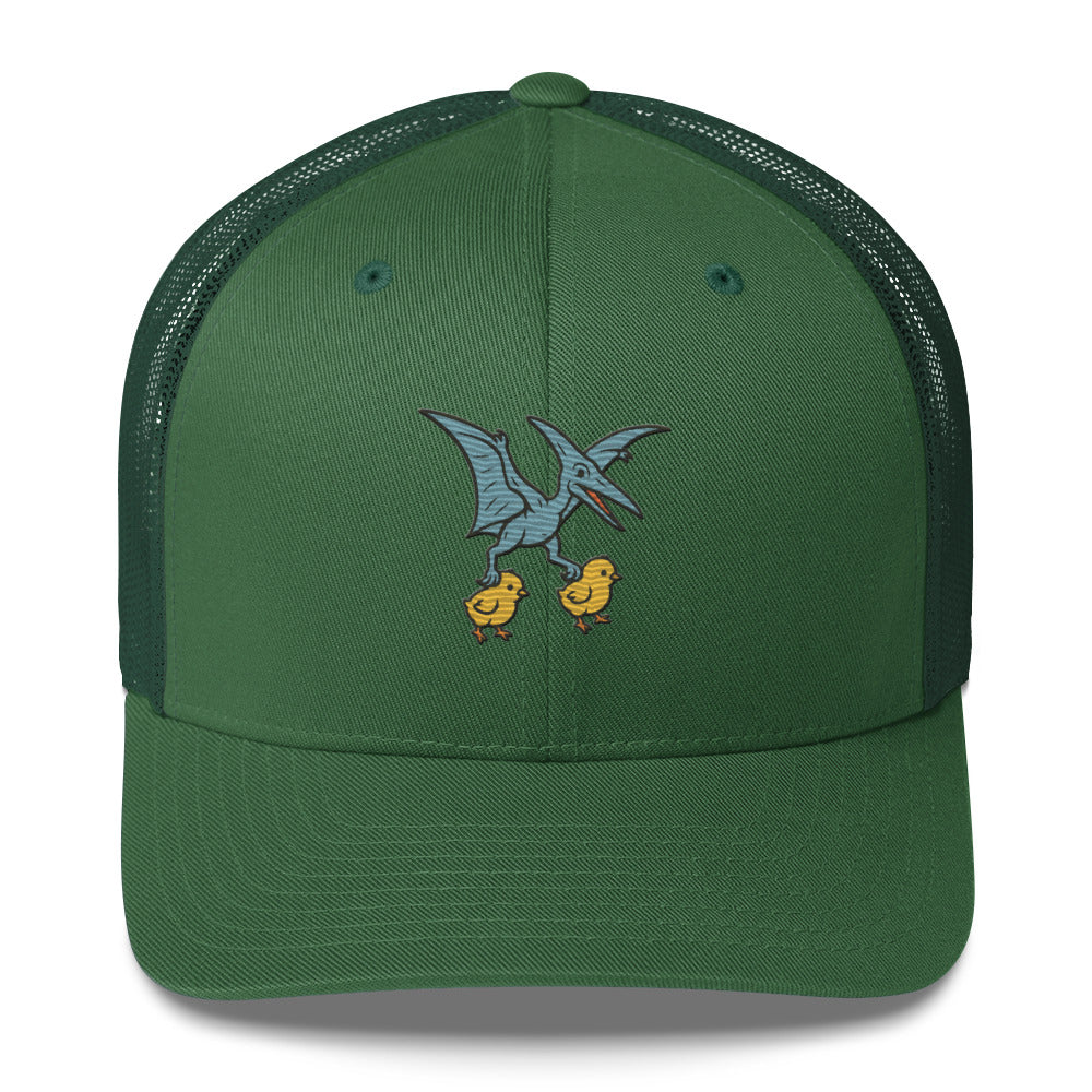 Chickasaurous Pteropoultry Trucker Cap - Velora Luxury Fashion