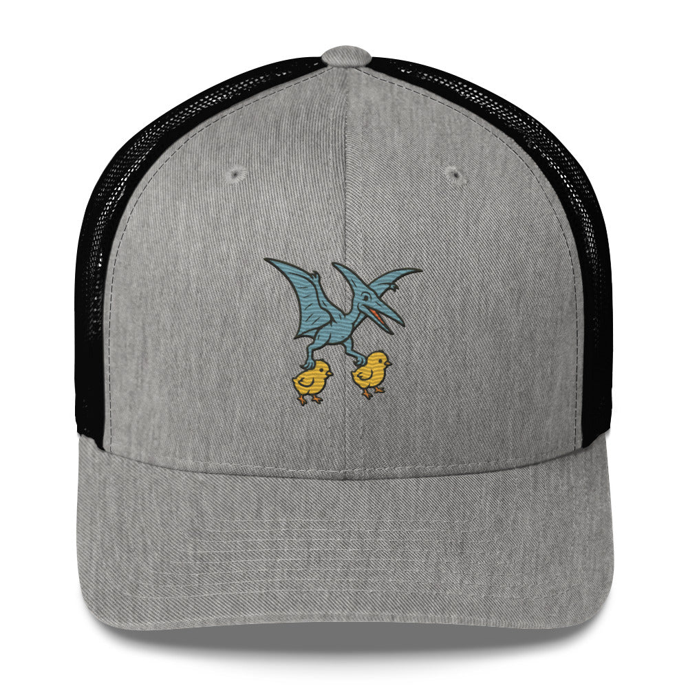 Chickasaurous Pteropoultry Trucker Cap - Velora Luxury Fashion