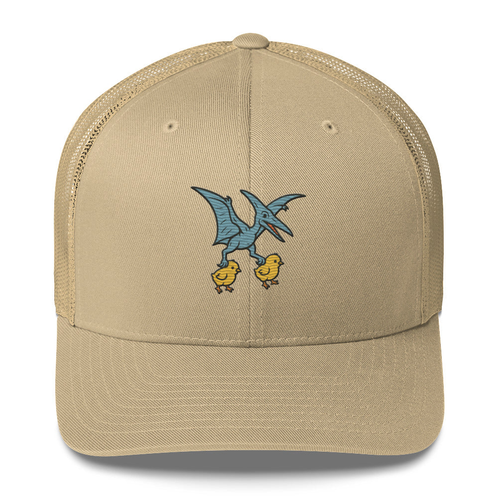 Chickasaurous Pteropoultry Trucker Cap - Velora Luxury Fashion