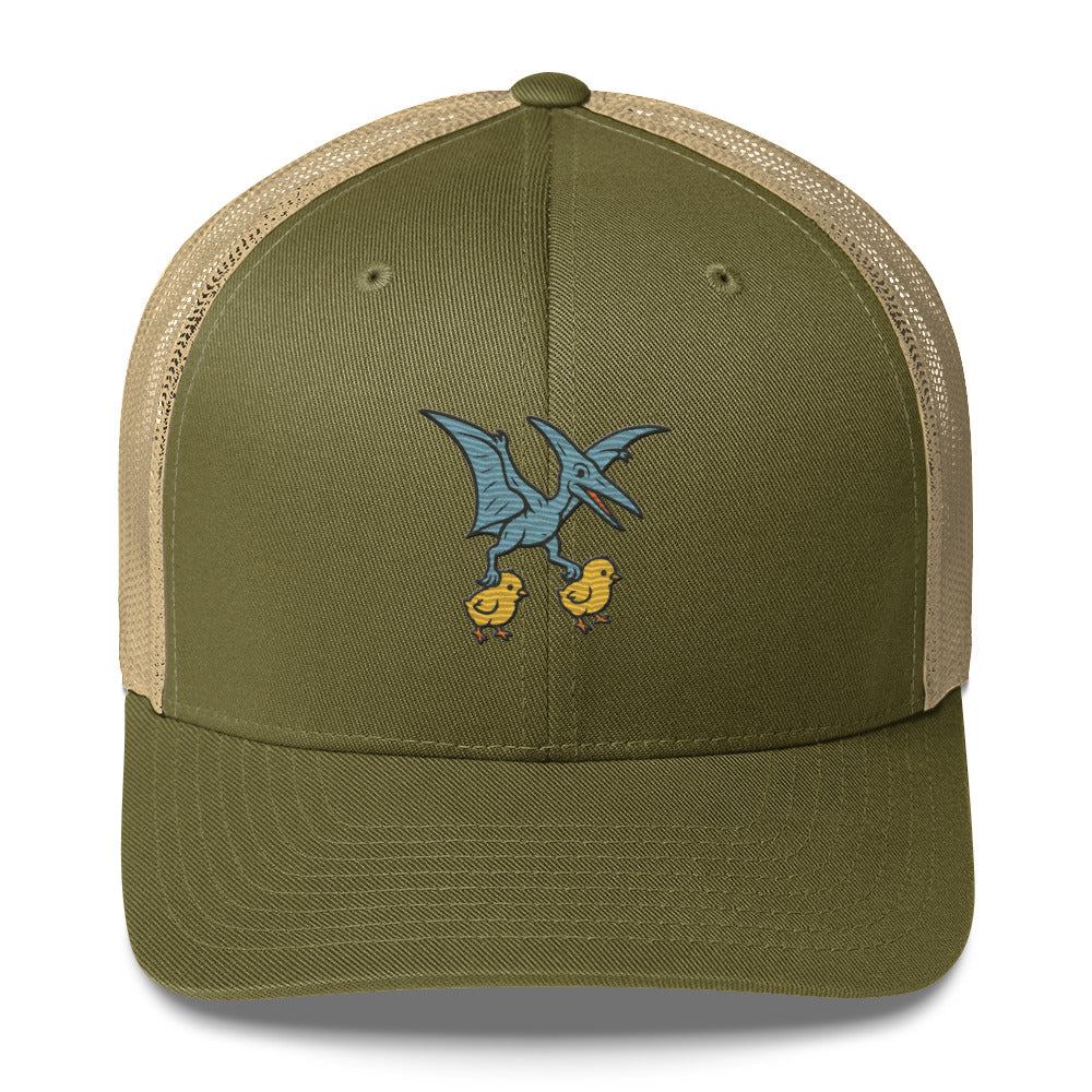 Chickasaurous Pteropoultry Trucker Cap - Velora Luxury Fashion