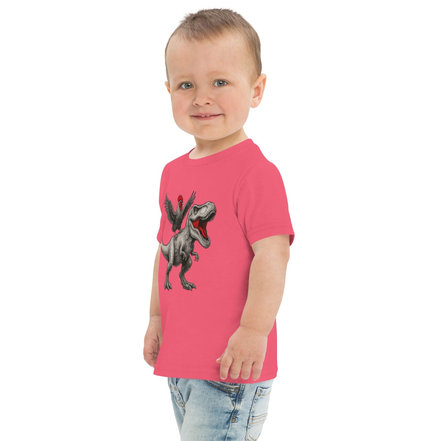 Chickasaurous Toddler jersey t-shirt - Velora Luxury Fashion