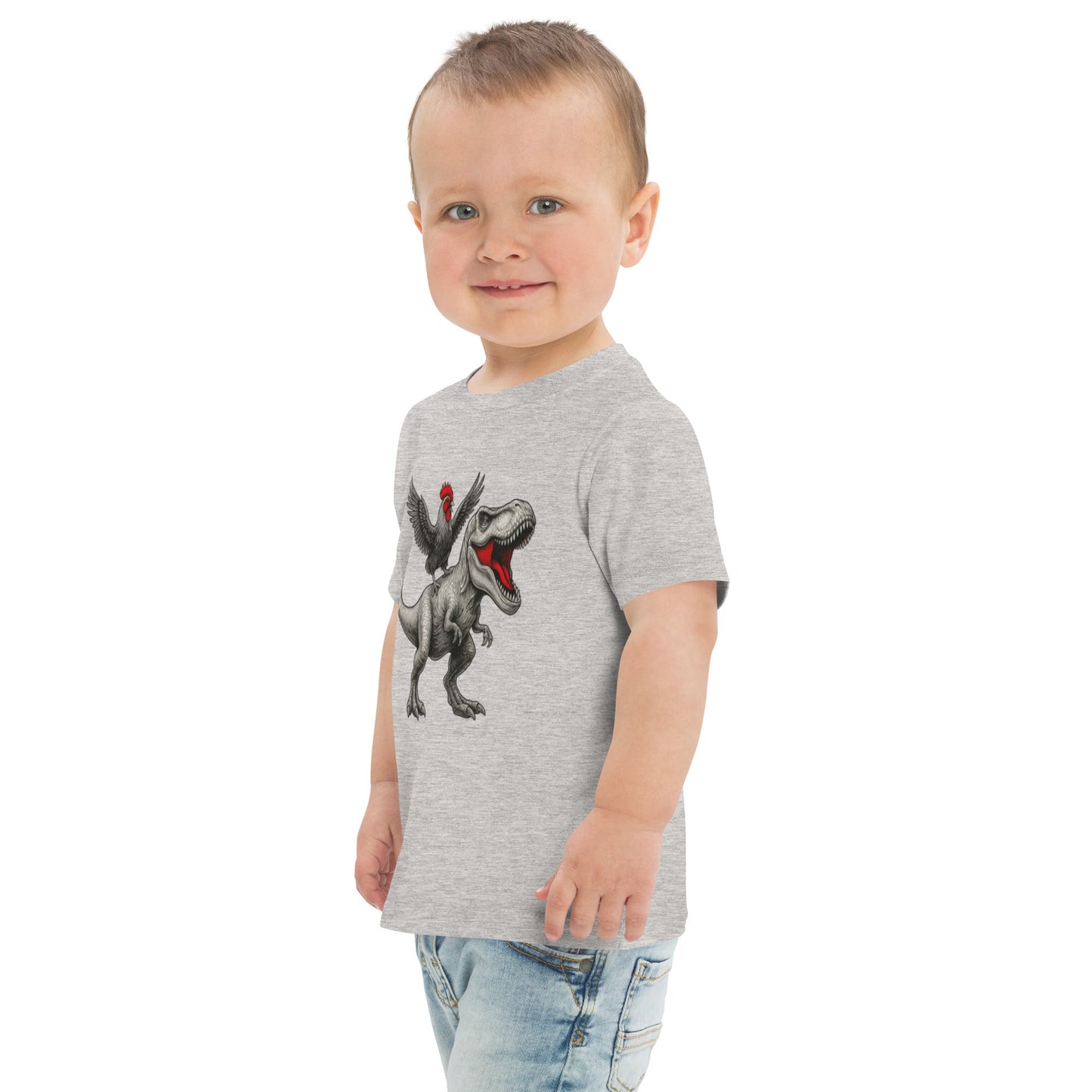 Chickasaurous Toddler jersey t-shirt - Velora Luxury Fashion