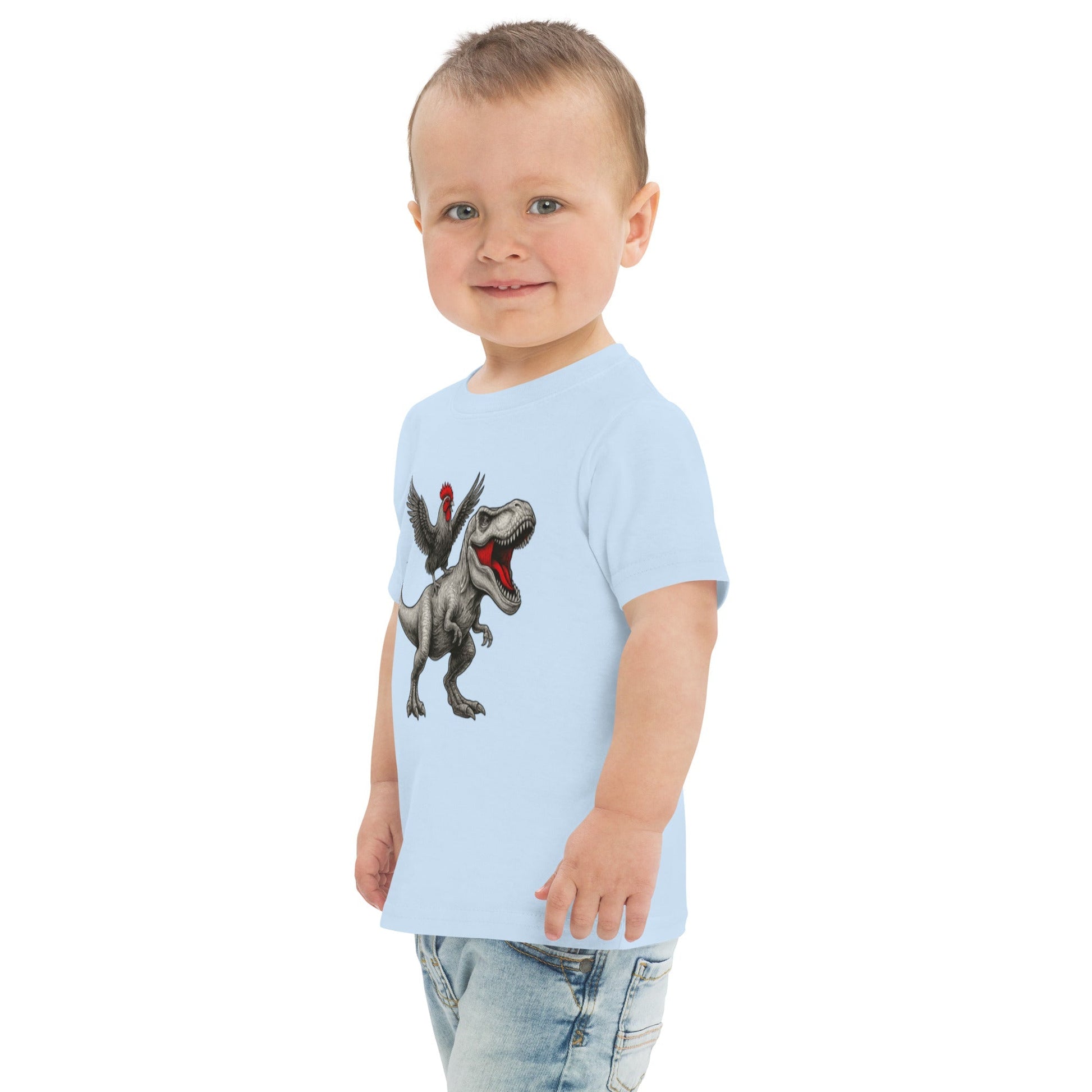 Chickasaurous Toddler jersey t-shirt - Velora Luxury Fashion