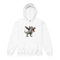 Chickasaurous Tyrannosaurs Pecks Youth heavy blend bunny hug (hoodie) - Velora Luxury Fashion