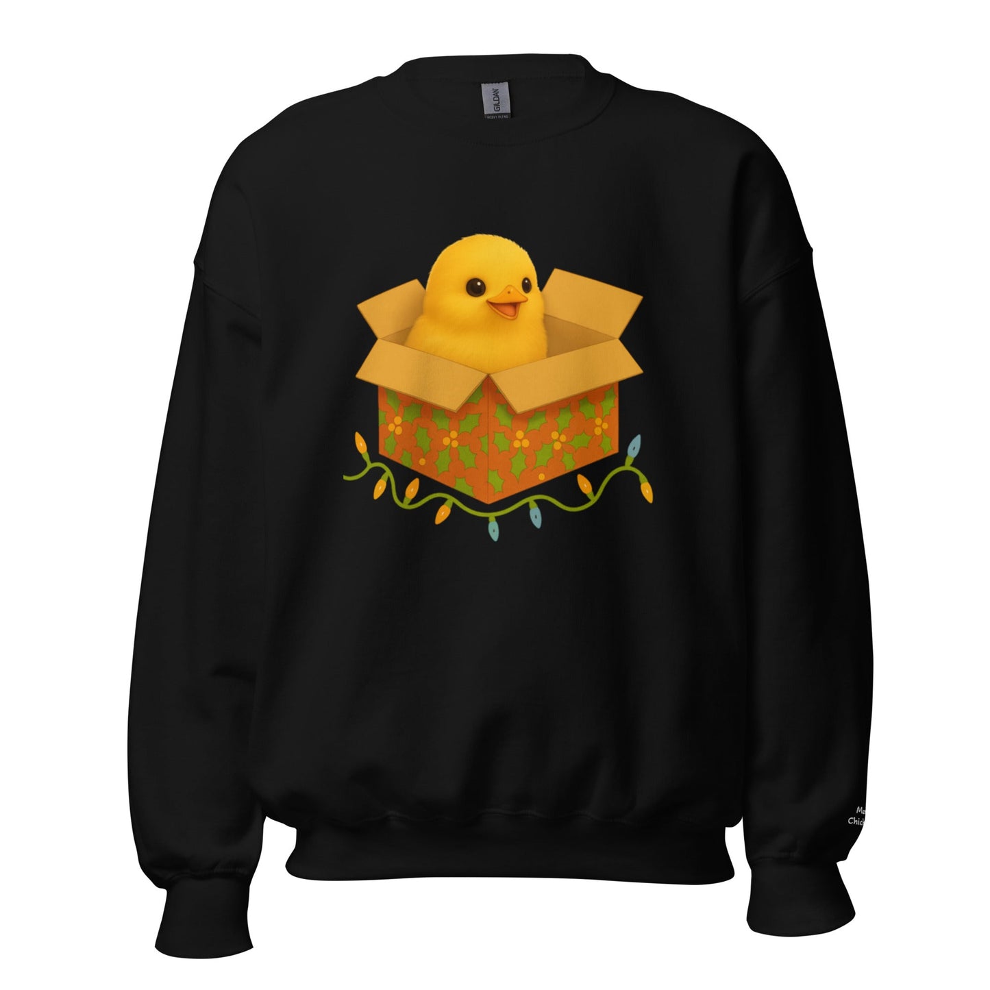 Chickmas Chick in a box Unisex Sweatshirt - Velora Luxury Fashion