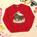 Chickmas Deck the Leghorn Unisex Sweatshirt - Velora Luxury Fashion