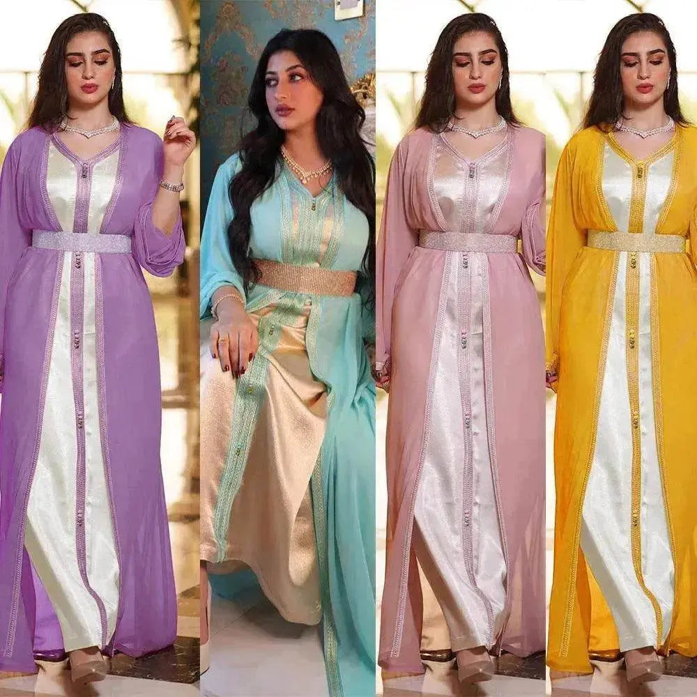 Chiffon Dress Foreign Trade Arab  Women's Clothing