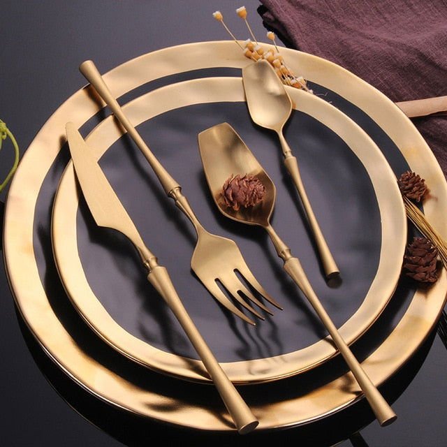 Chiseled Flatware - Velora Luxury Fashion