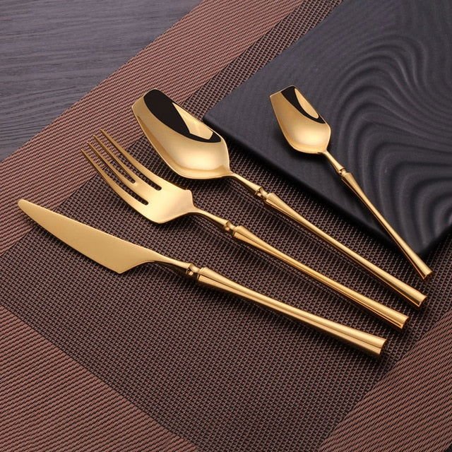 Chiseled Flatware - Velora Luxury Fashion