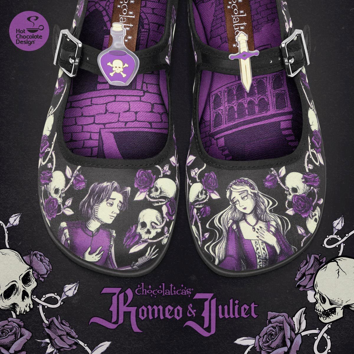 Chocolaticas® ROMEO AND JULIET Women's Mary Jane Flat - Velora Luxury Fashion