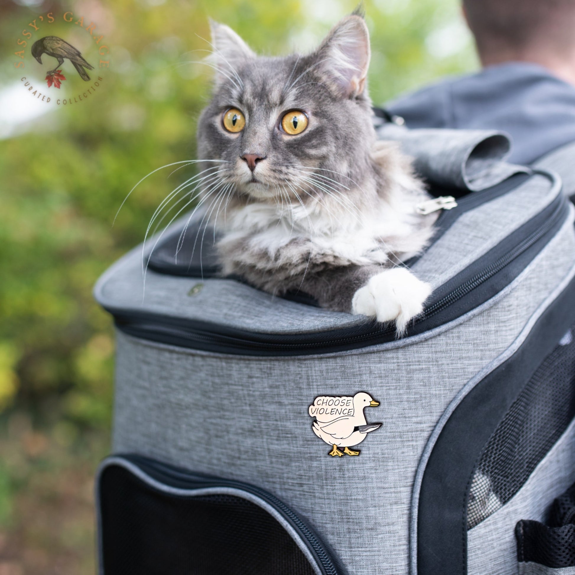 Choose Violence Goose | Collectible Pin - Velora