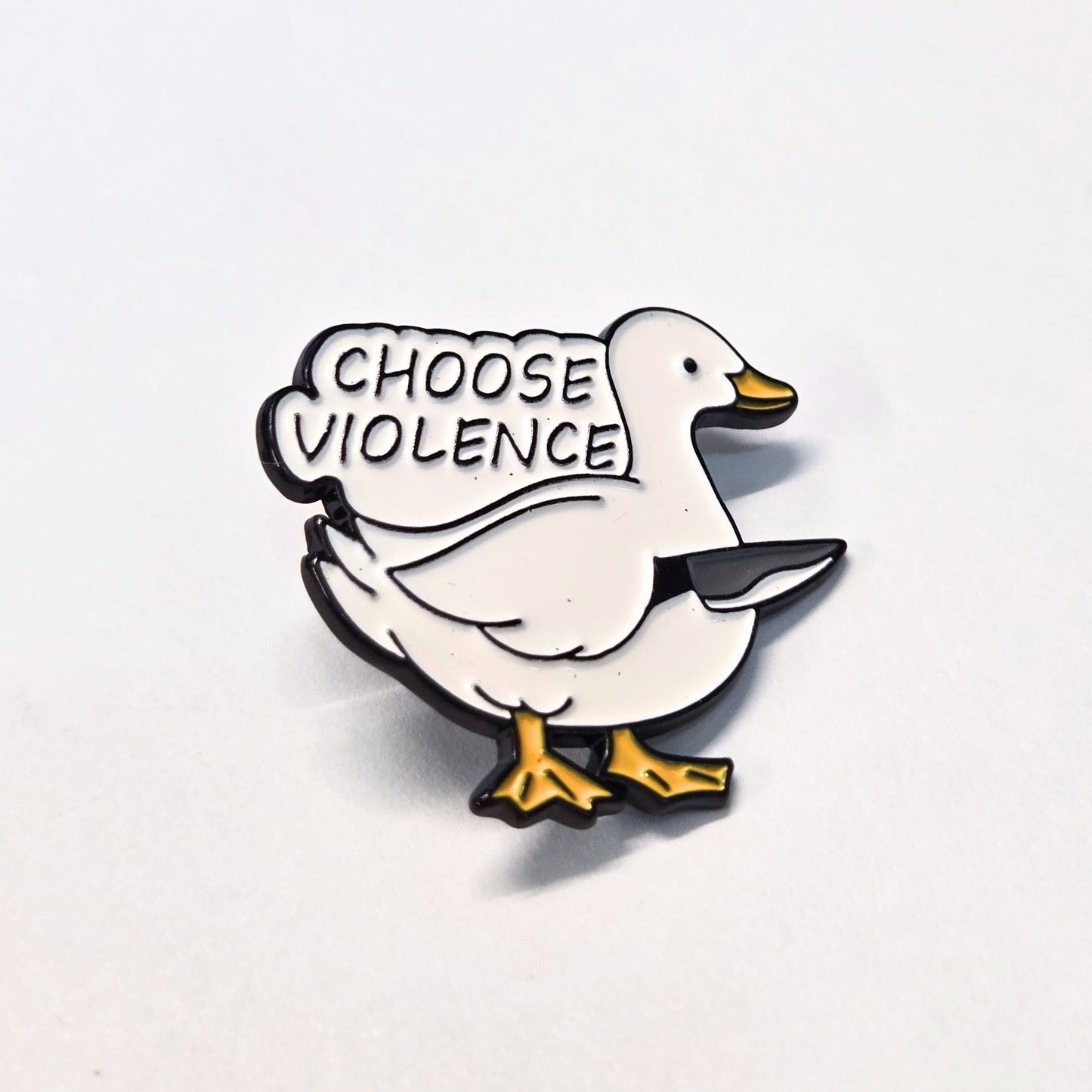 Choose Violence Goose | Collectible Pin - Velora