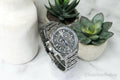 Citizen (AT4127-52H) Eco Drive Mens PCAT Gunmetal Stainless Steel Bracelet Watch - Velora Luxury Fashion