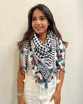 Classic Kufiya (Keffiyeh) | Hand-Tied Flag Tassels – Made in Jordan - Velora Luxury Fashion